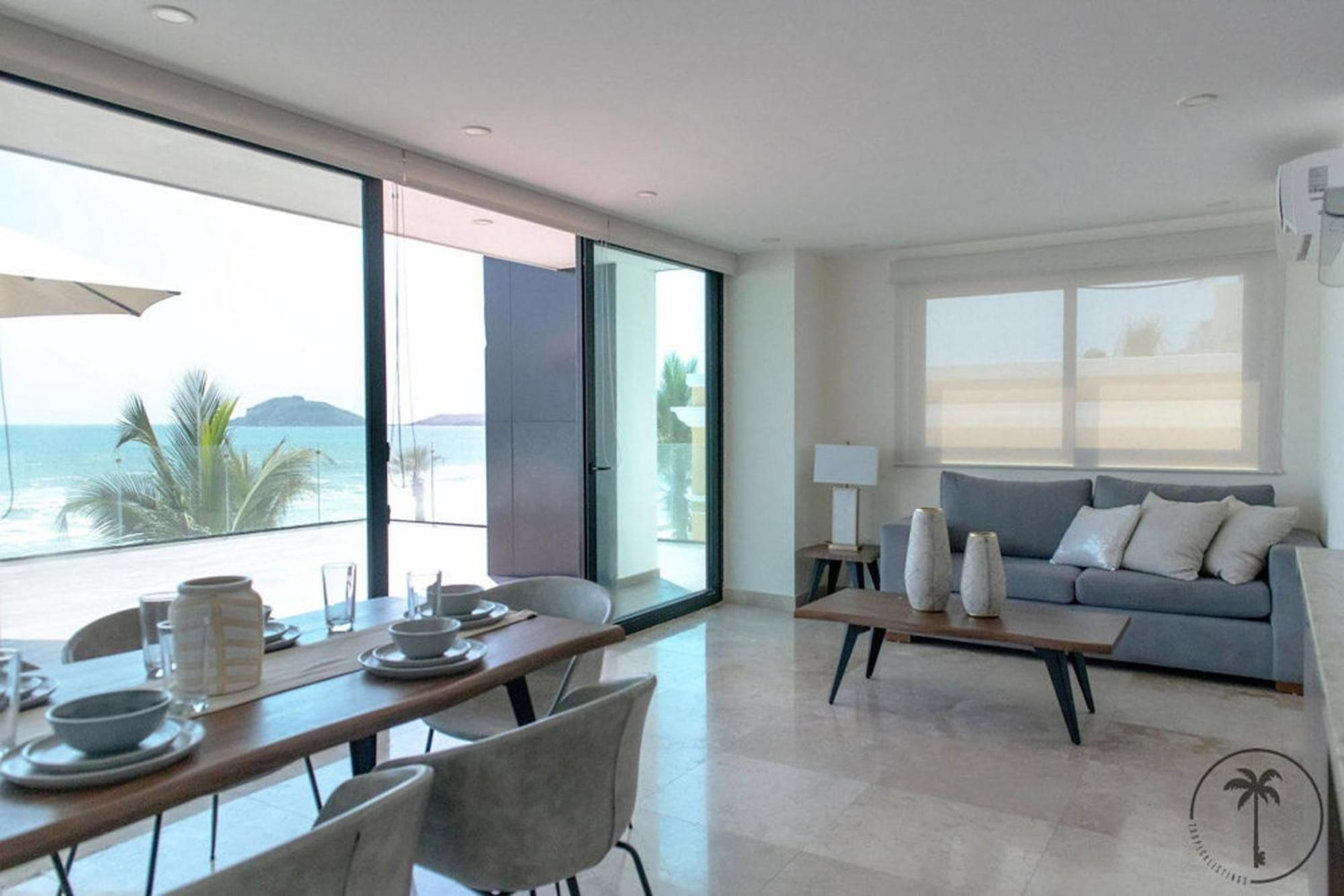Terraza Con Vista Al Mar Y A Atardeceres Apartment Mazatlan Exterior photo