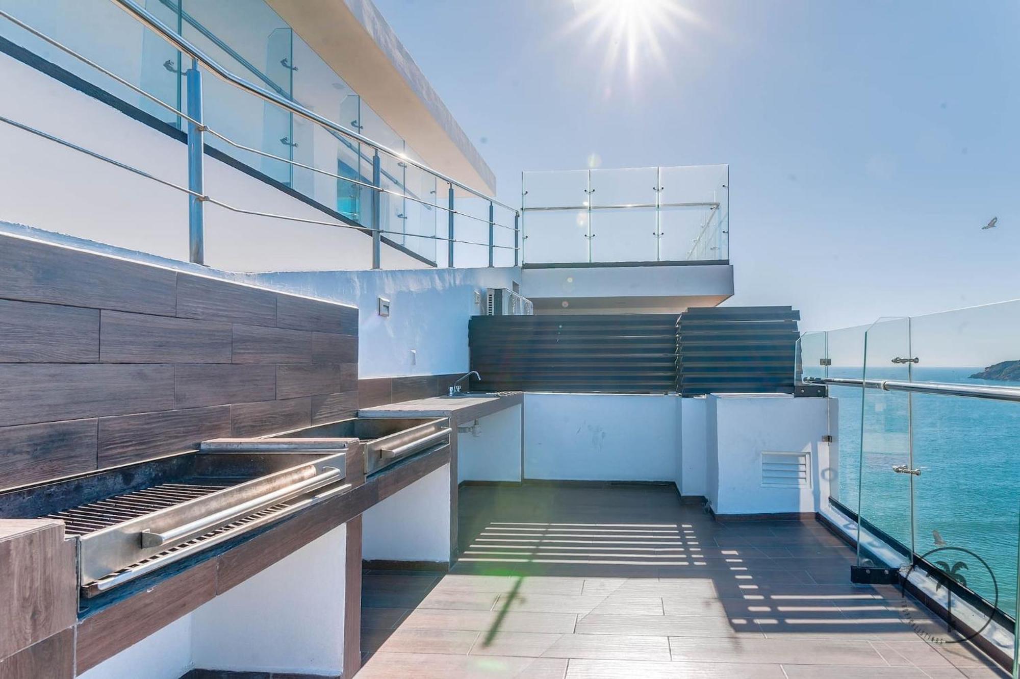 Terraza Con Vista Al Mar Y A Atardeceres Apartment Mazatlan Exterior photo